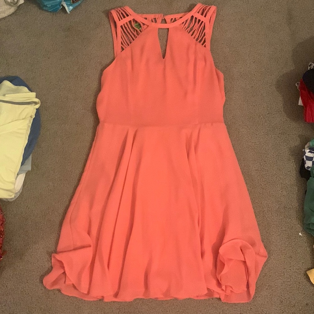 Peach Dress